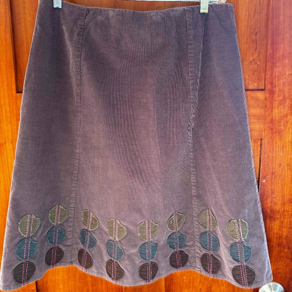 Boden corduroy skirt.